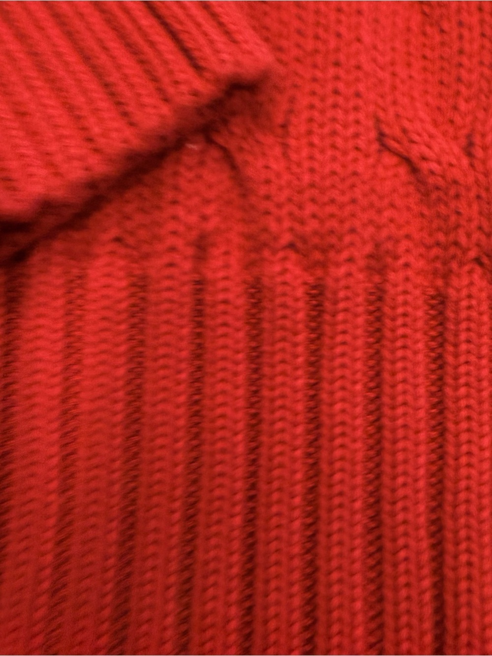 Ralph Lauren Women’s Polo Bear Cable Knit Sweater Red Sz S NWOT - Picture 11 of 15